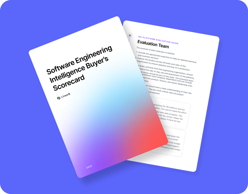 Cover of The Software Engineering Intelligence Buyer's Scorecard