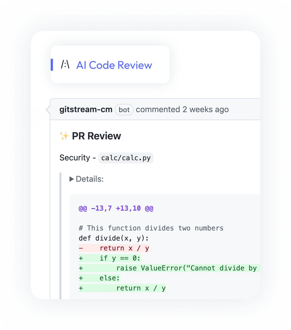 AI Code Review: PR Review