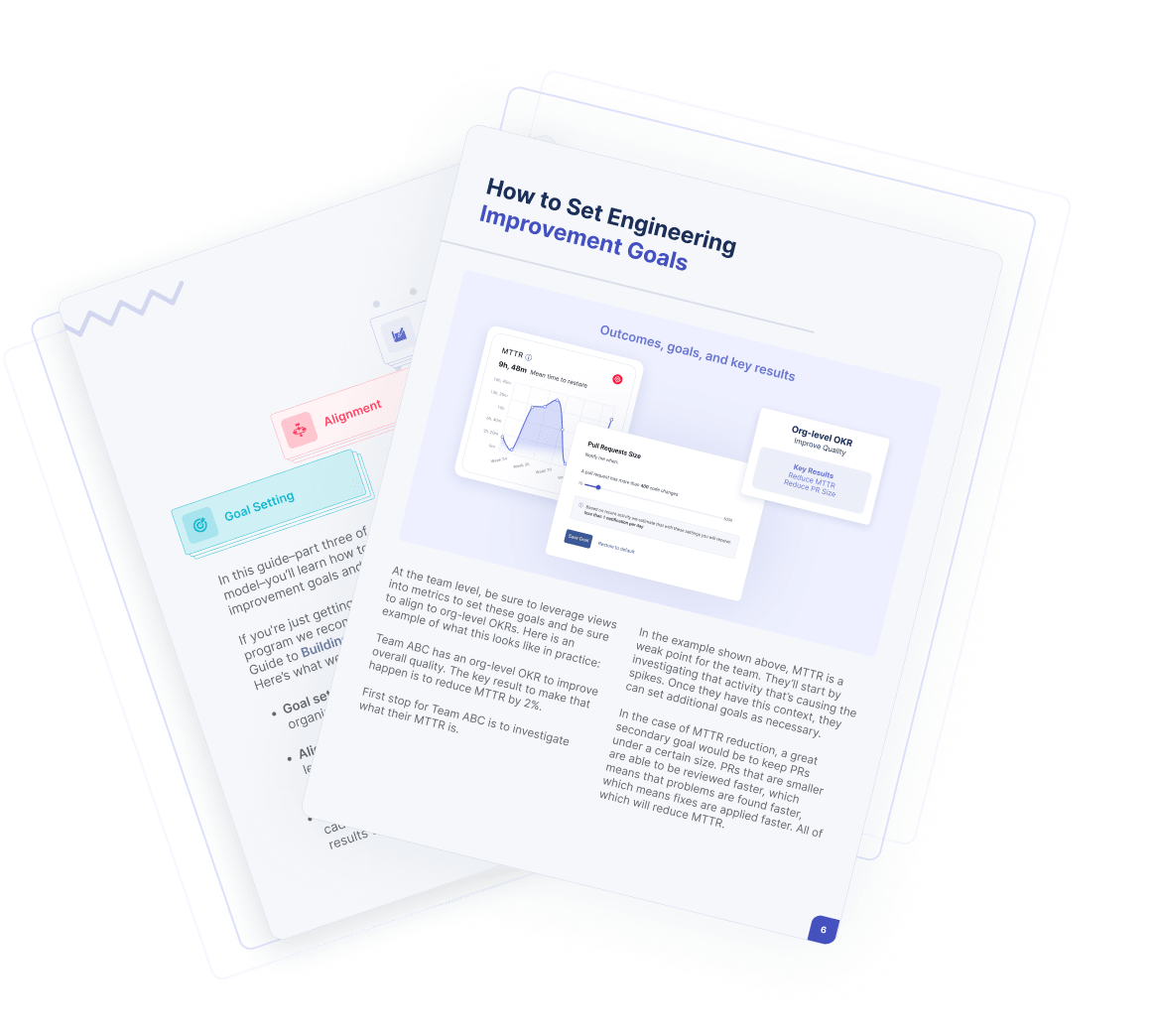 How to Set Engineering Improvement Goals.