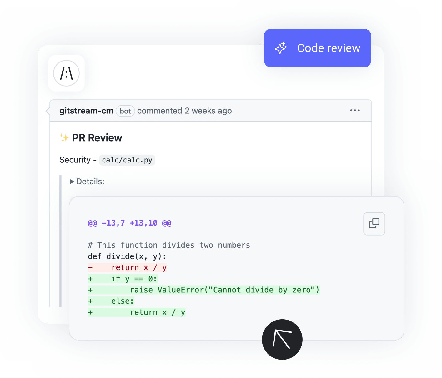 Code review: gitstream bot commented two weeks ago.