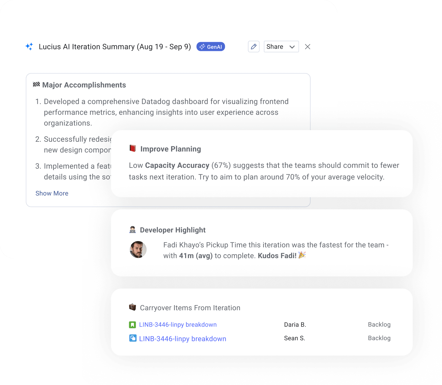 Improve Planning and Capacity Accuracy.