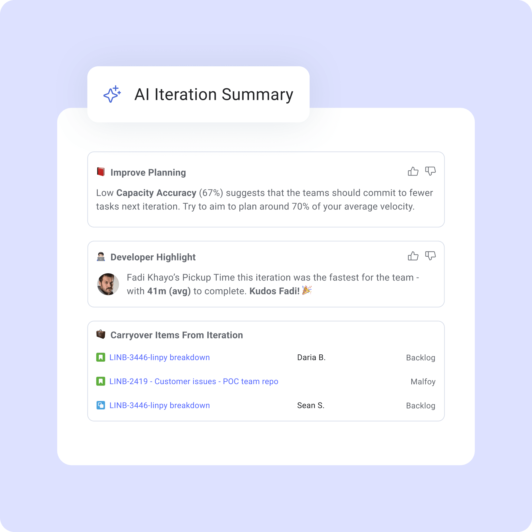 AI Iteration Summary: Improve Planning