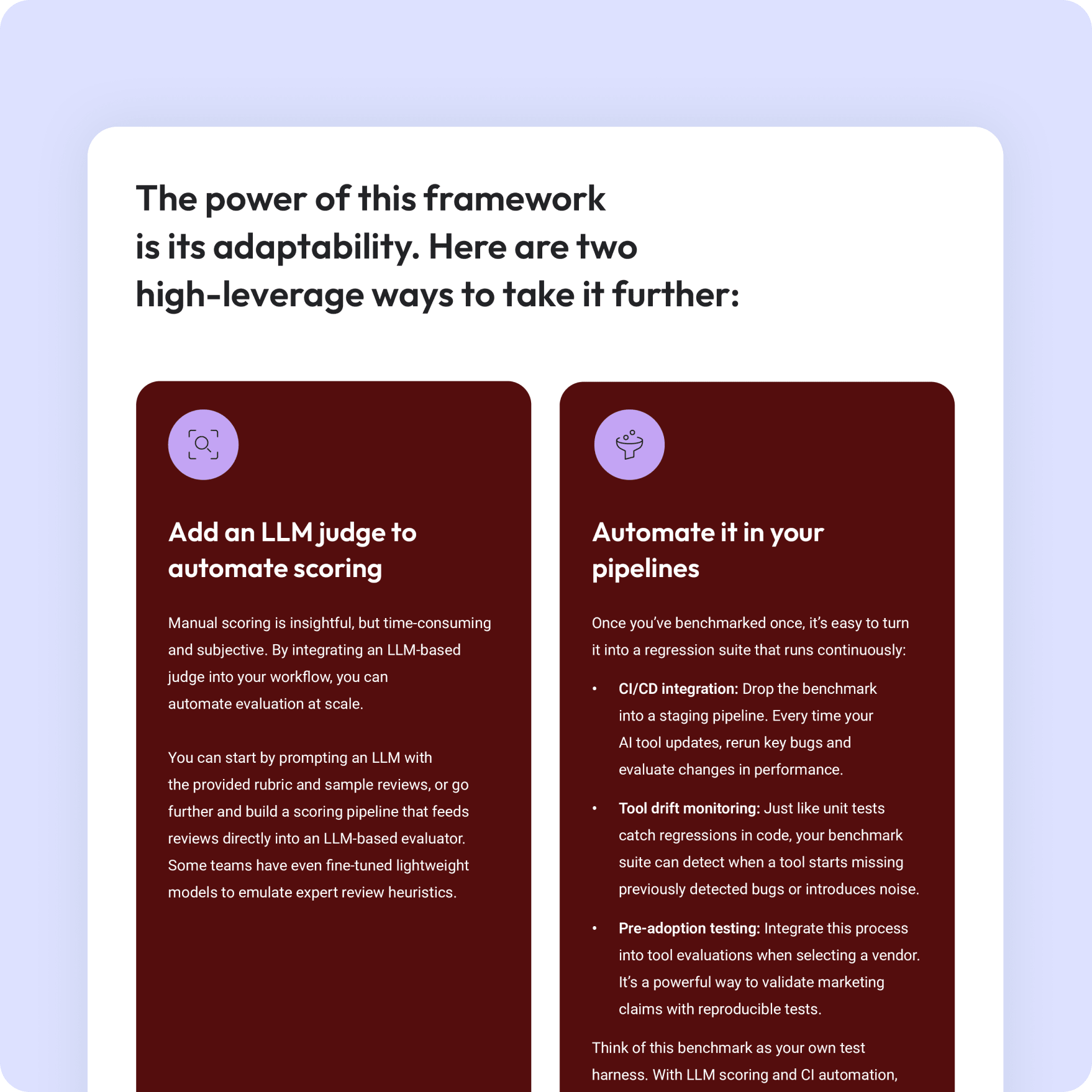 The power of this framework is its adaptability.