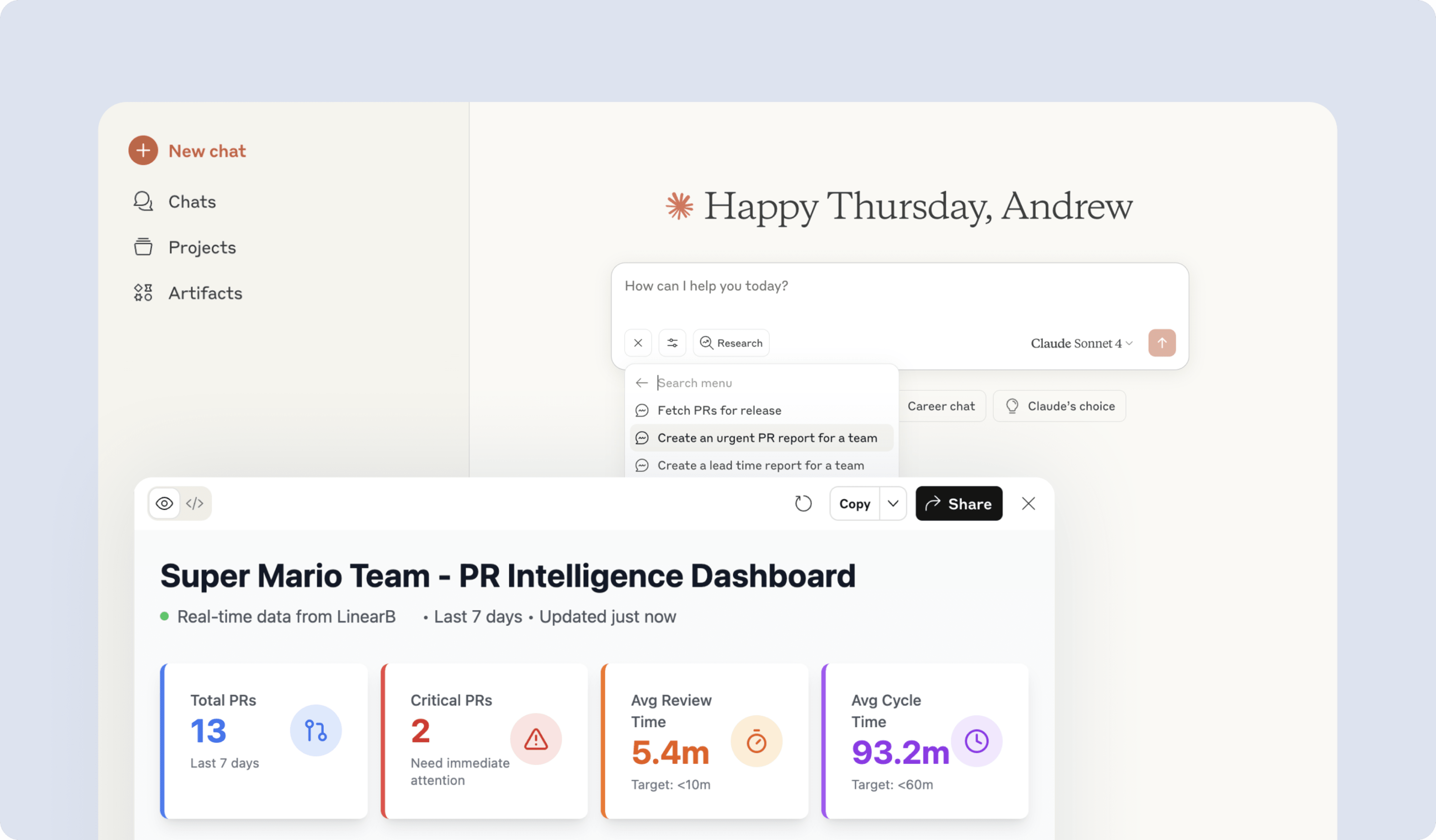 MCP Server - PR Intelligence Dashboard