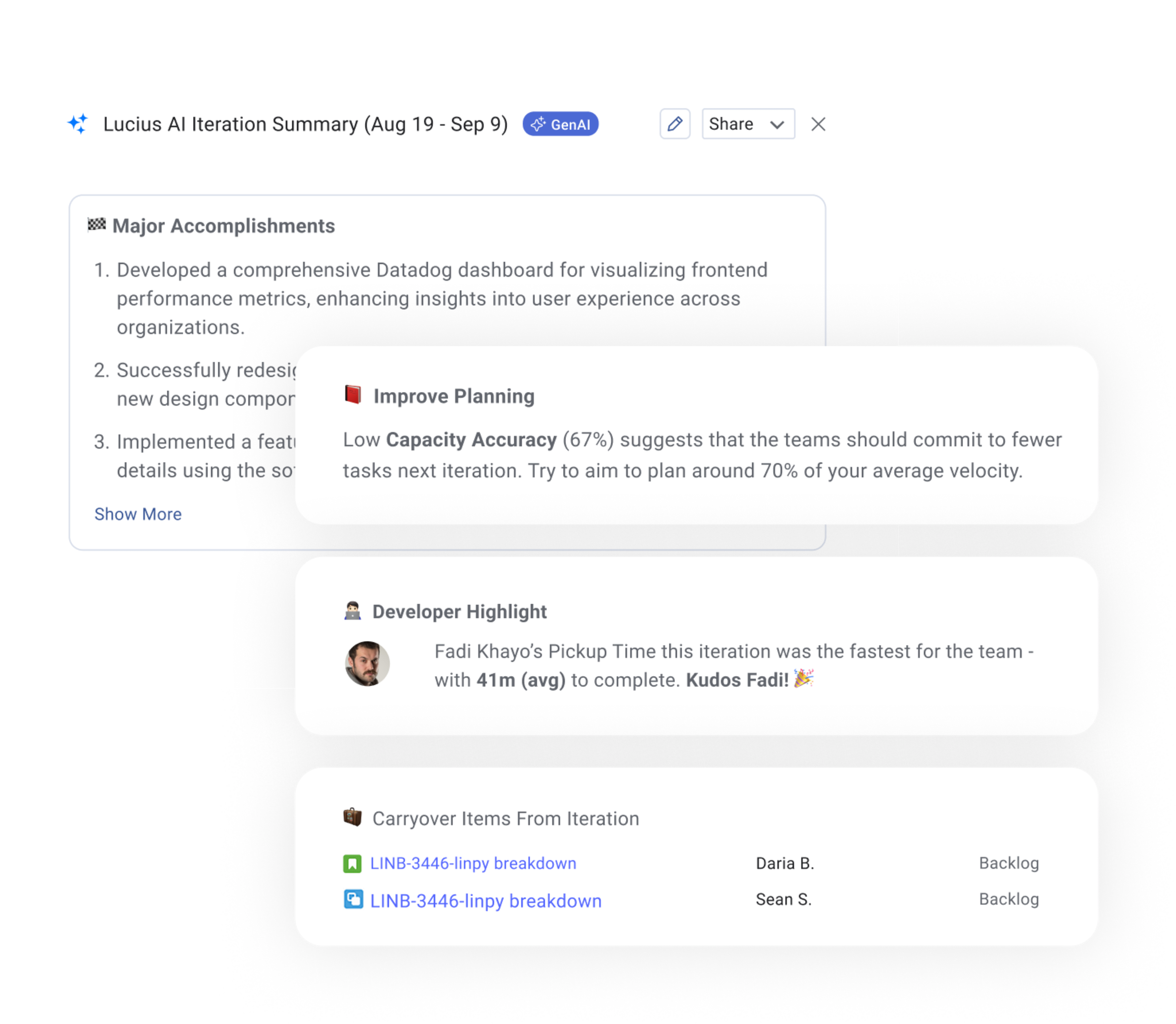 Improve Planning and Capacity Accuracy.