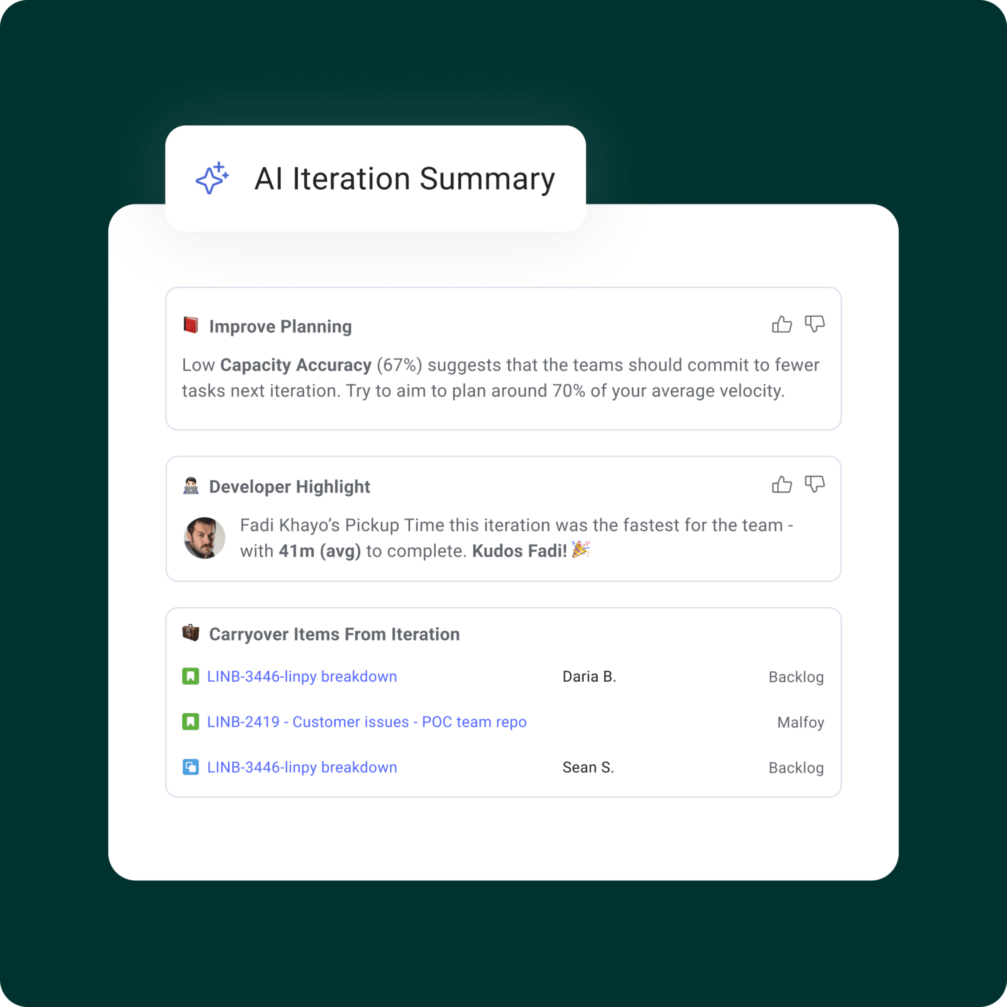 AI Iteration Summary: Improve planning, Low Capacity Accuracy.