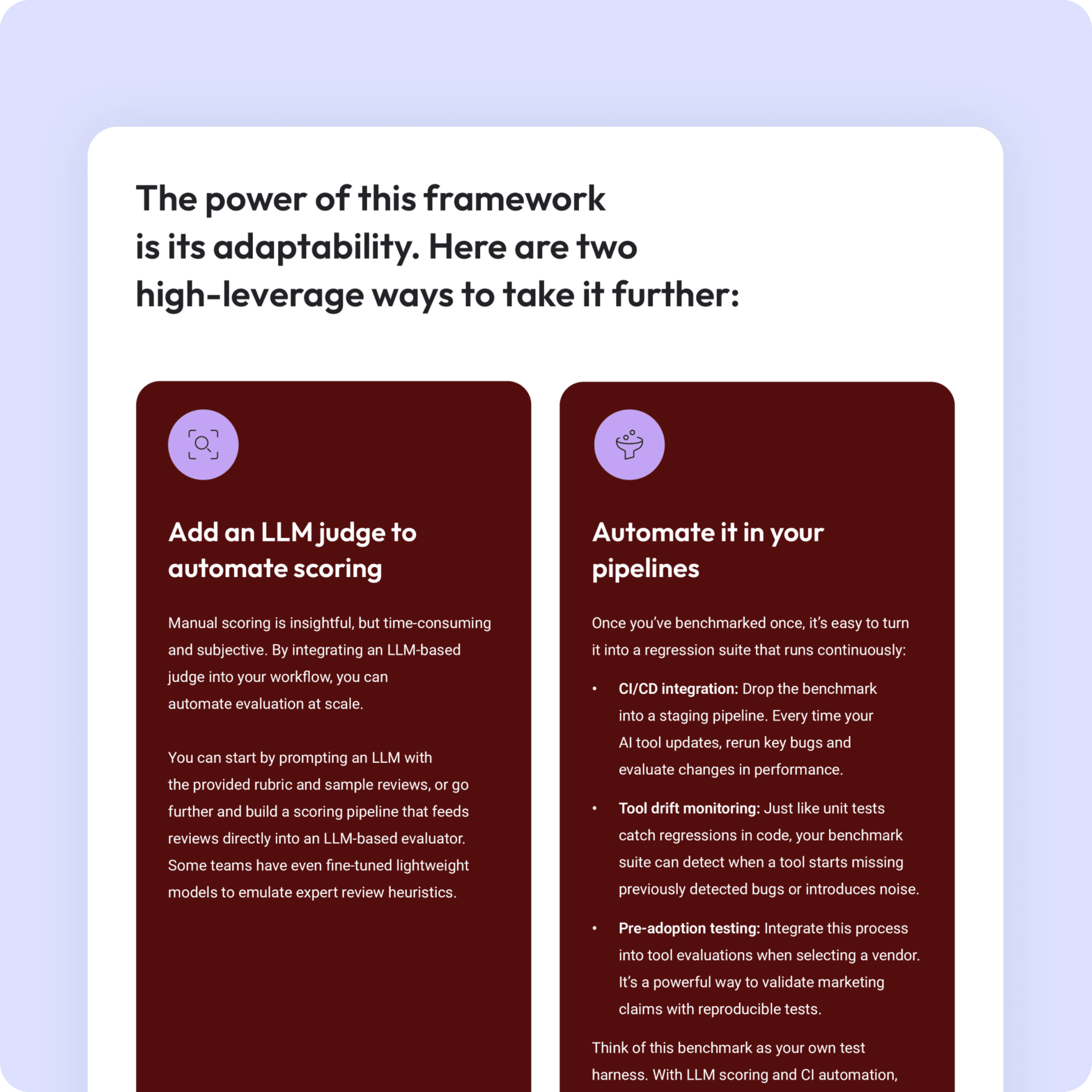 The power of this framework is its adaptability.