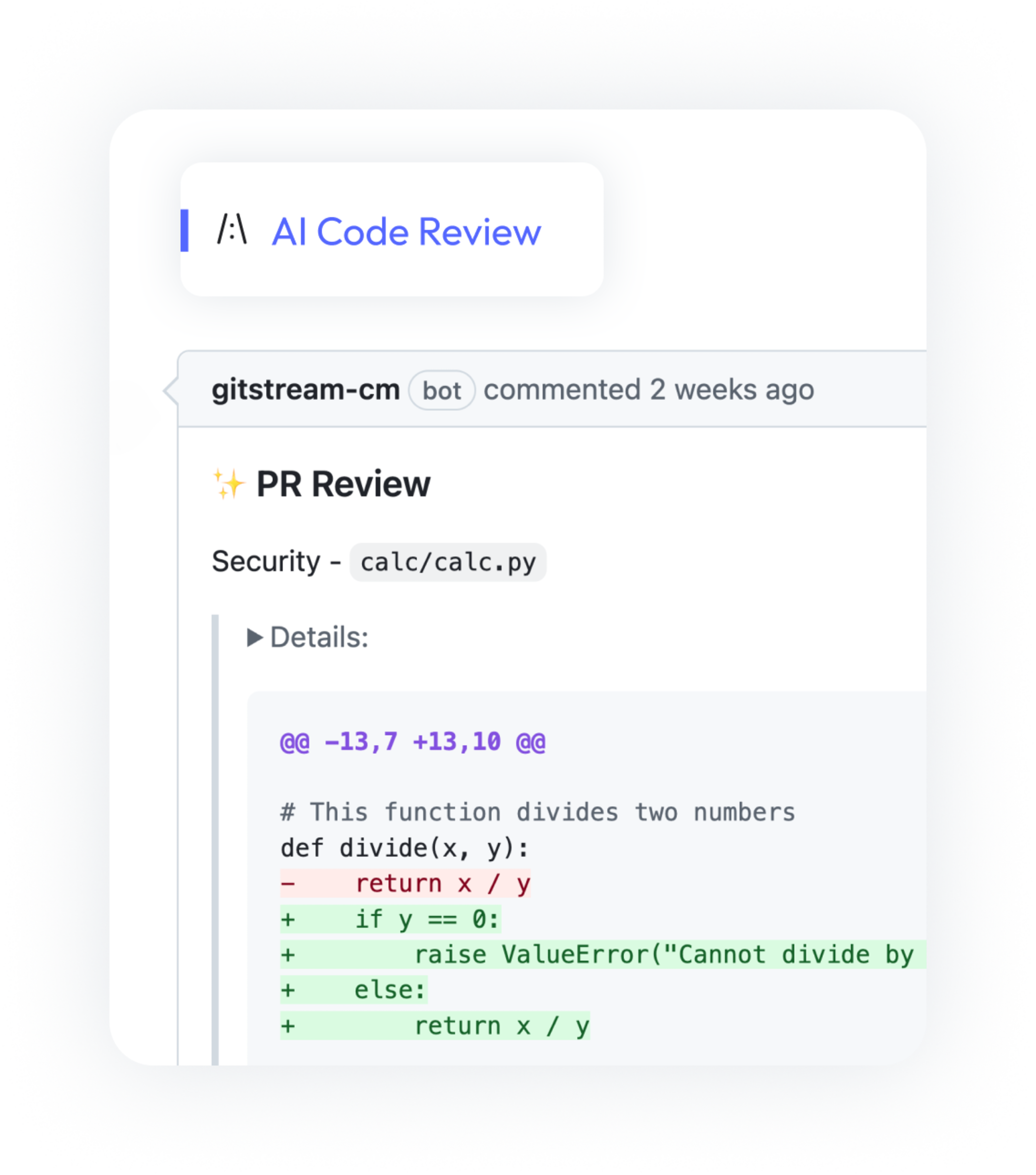 AI Code Review: PR Review