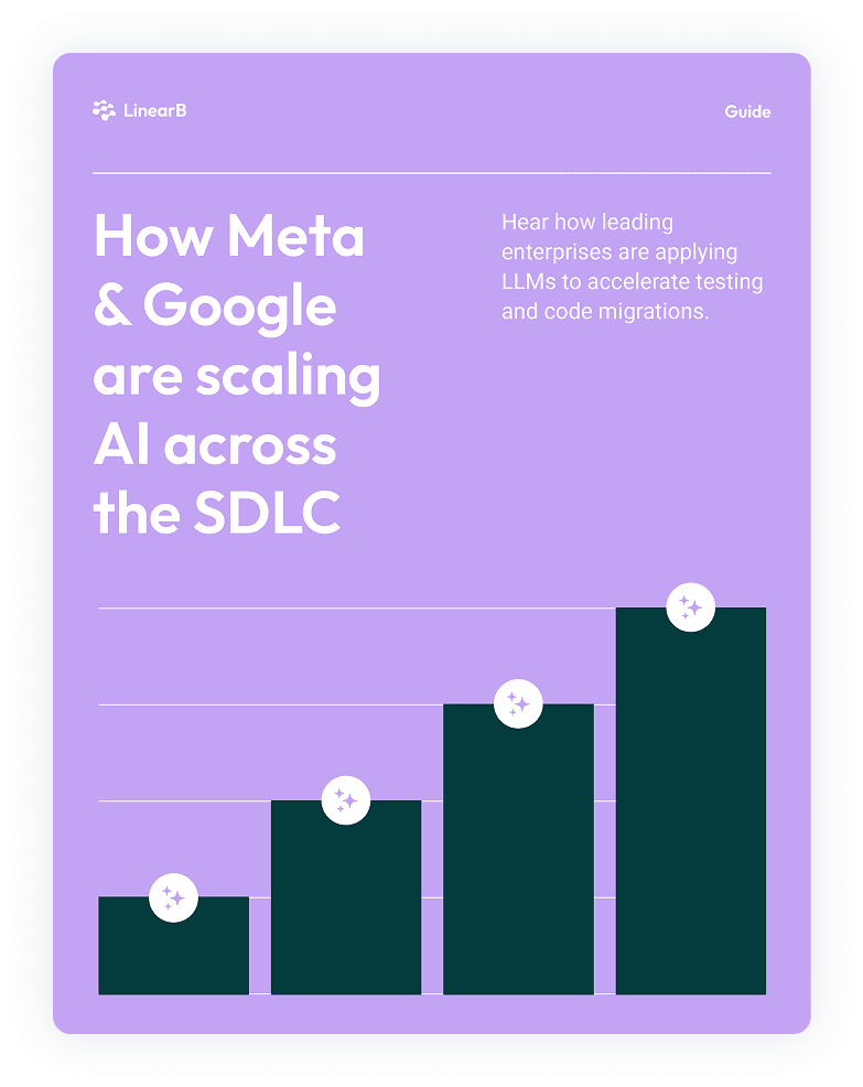 Cover of How Meta and Google are scaling AI across the SDLC.