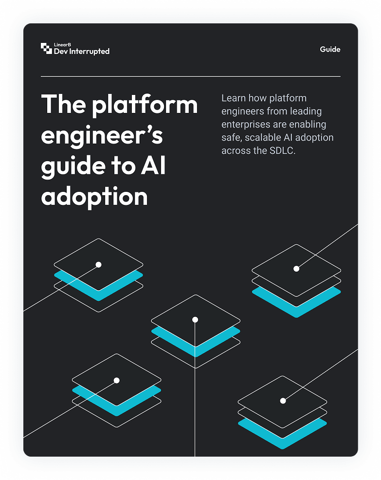 Cover of the Platform Engineer's guide to AI Adoption.