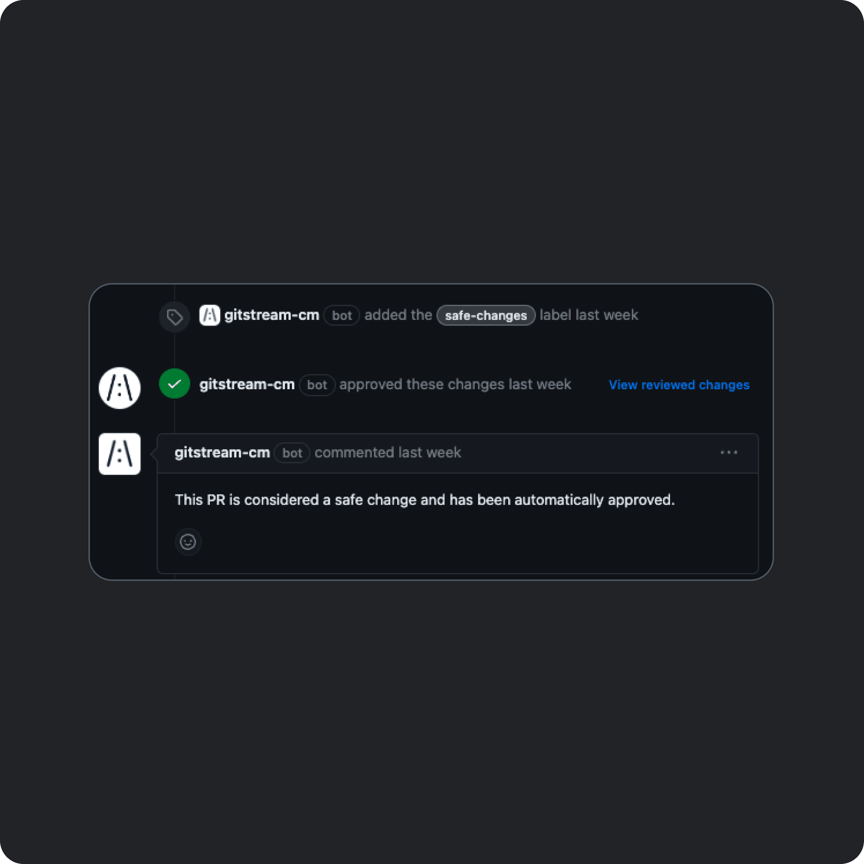Auto-merge safe changes