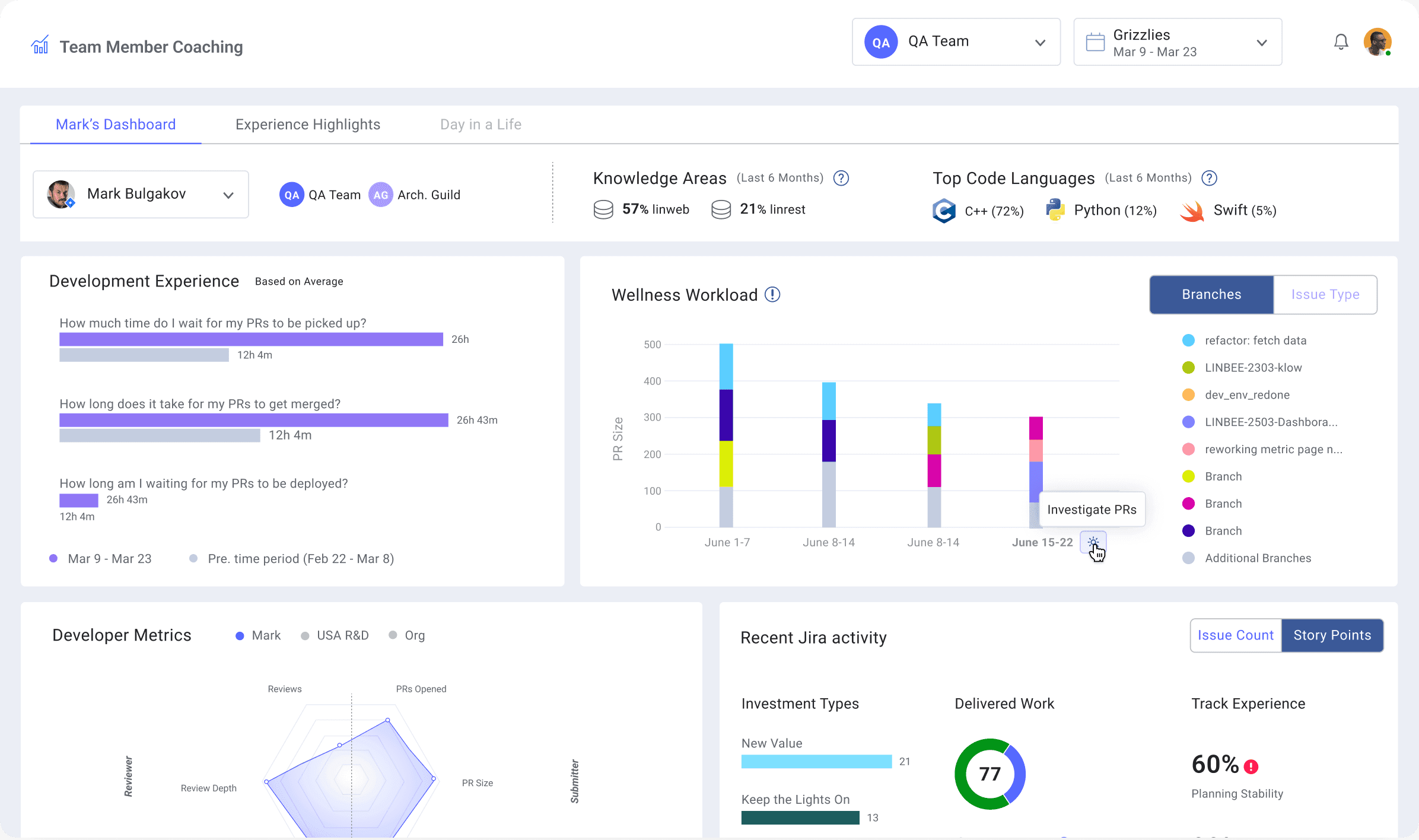 Developer Coaching (Mar 2025)