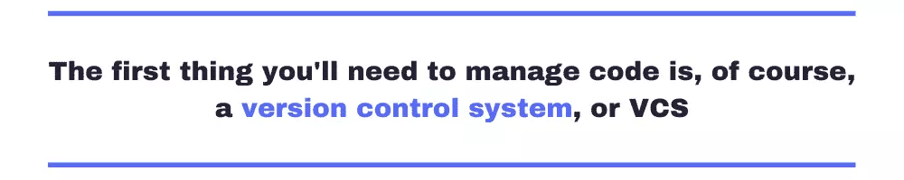 version control system pull quote