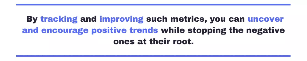 By tracking and improving git stats, you can uncover and encourage positive trends while stopping the negative ones at their root.